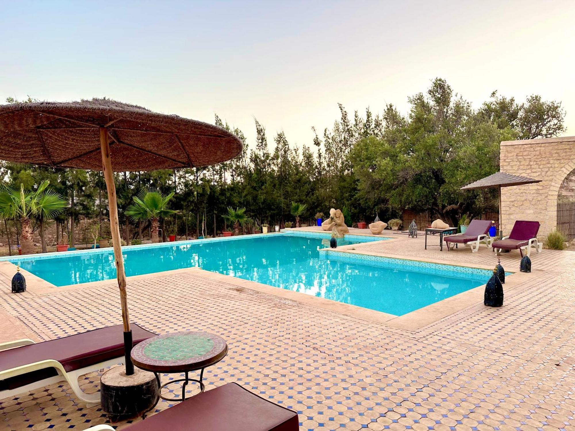 Quiet Oasis Luxury Stone Villa With Panoramic Views Near Essaouira Exterior foto